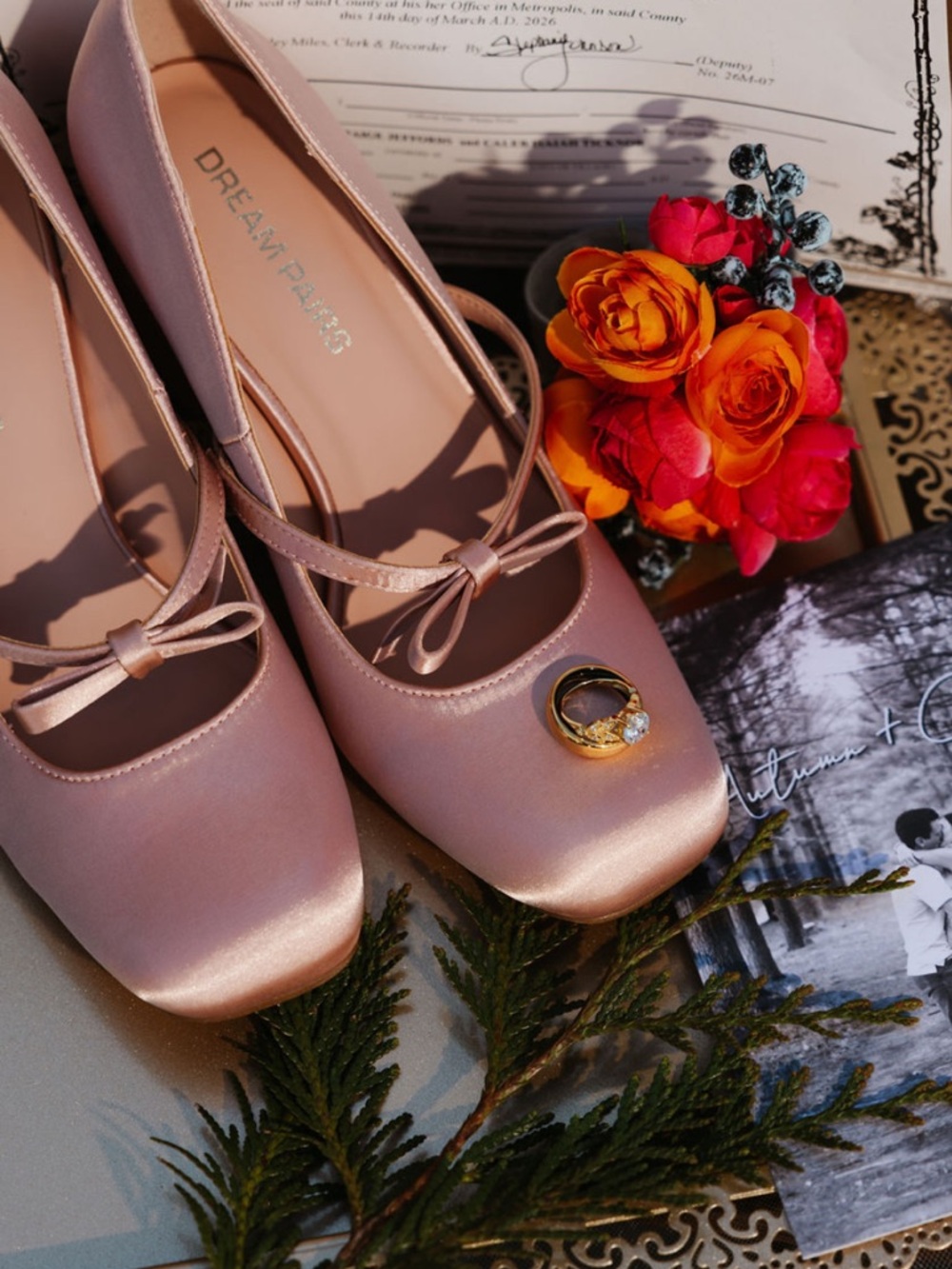 Dream in Pink Satin Ballet Flats - Blush Pink Women's Shoes